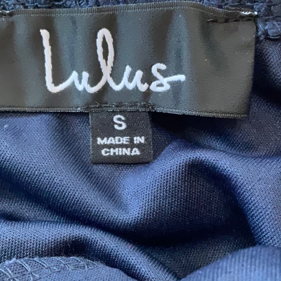 NWT lulu s envy blue lace dress 👗 - Picture 11 of 14